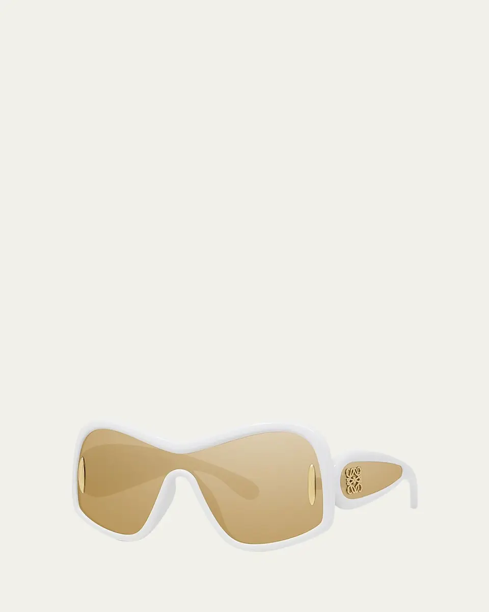Loewe Anagram Mirrored Acetate Shield Sunglasses | Thumbnail 5