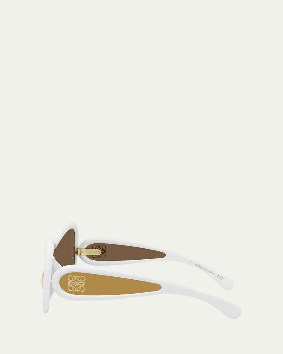 Loewe Anagram Mirrored Acetate Shield Sunglasses | Thumbnail 6
