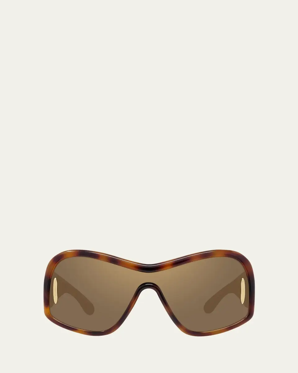 Loewe Anagram Mirrored Acetate Shield Sunglasses | Thumbnail 7