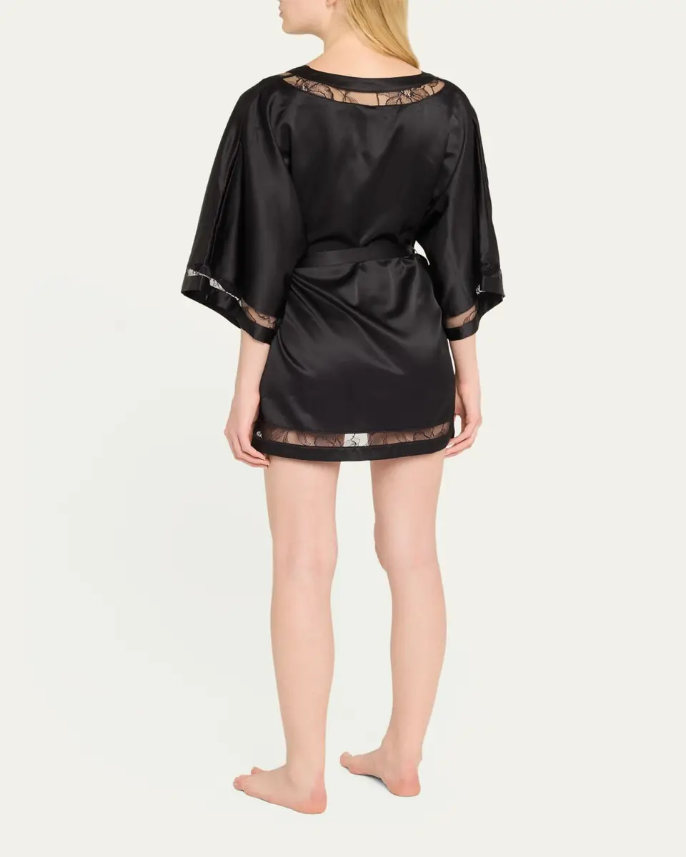 Lise Charmel Adorable En Sexy Lace-Inset Mini Kimono | Thumbnail 3 Lise Charmel Adorable En Sexy Lace-Inset Mini Kimono | Thumbnail 3