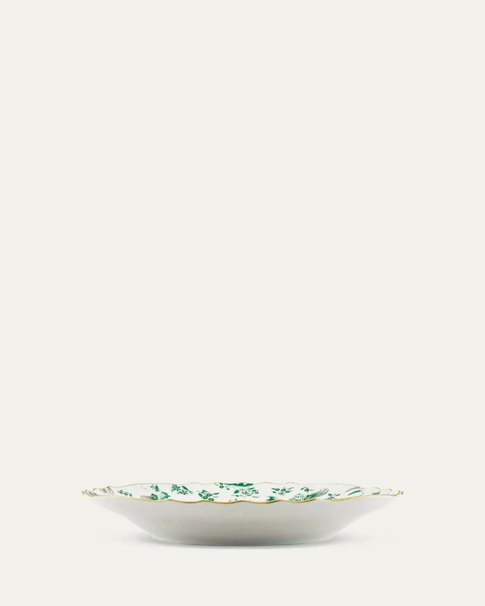 GINORI 1735 Oro di Doccia Large Round Platter, Giada | Thumbnail 4 GINORI 1735 Oro di Doccia Large Round Platter, Giada | Thumbnail 4