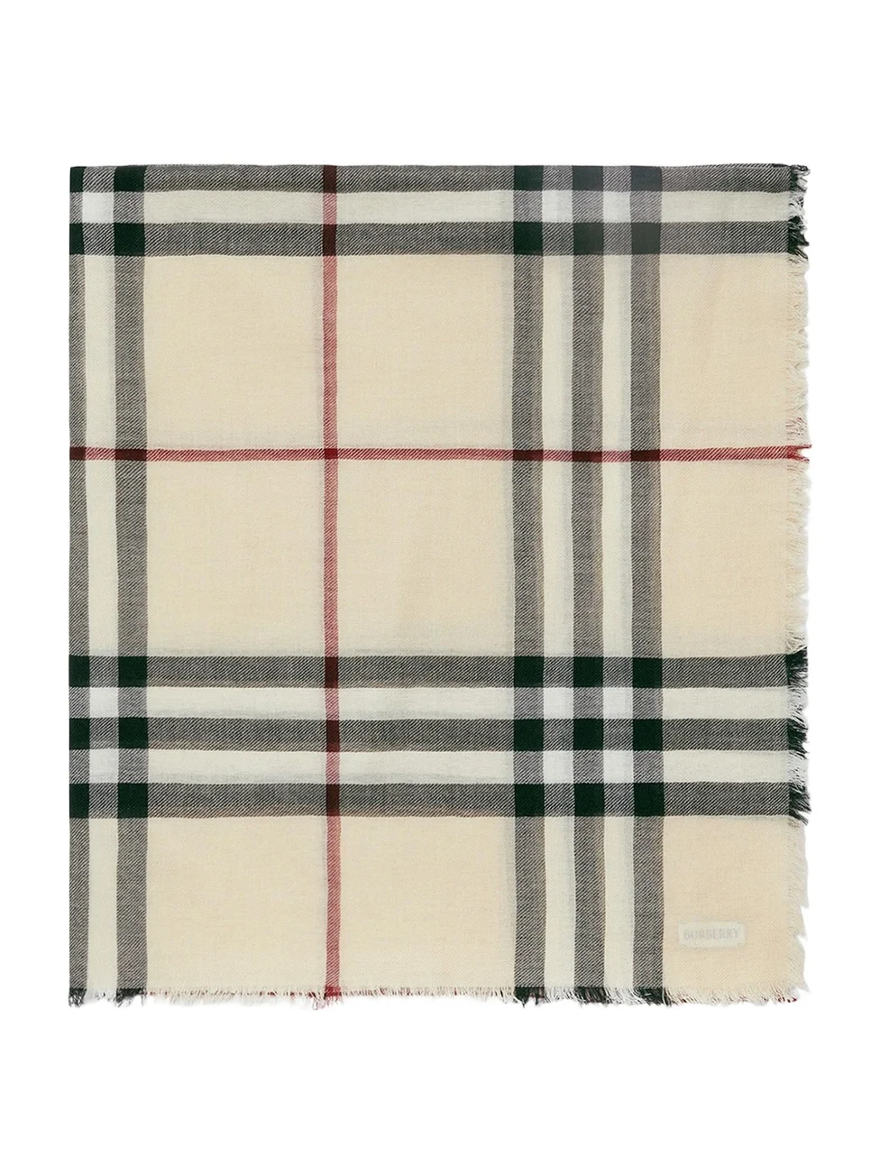 Burberry Giant Check Wool Scarf