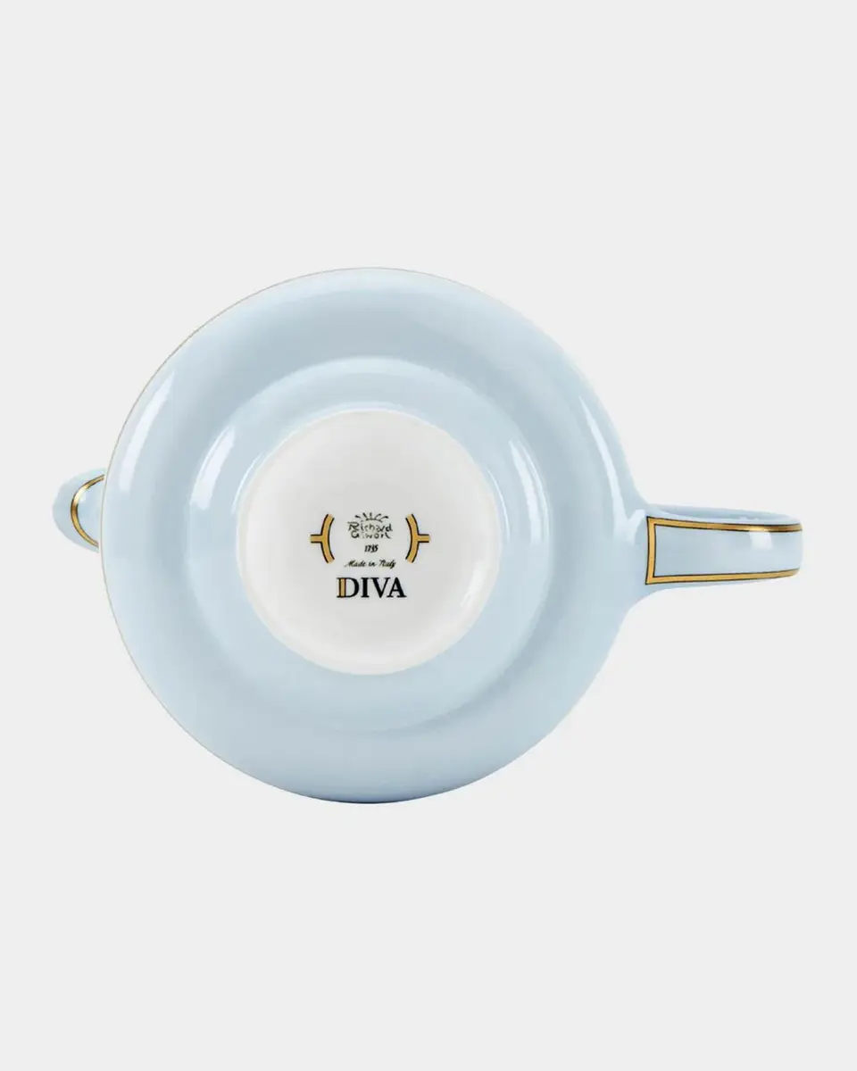 GINORI 1735 Diva Colonna Teapot with Cover, Celeste | Thumbnail 3 GINORI 1735 Diva Colonna Teapot with Cover, Celeste | Thumbnail 3