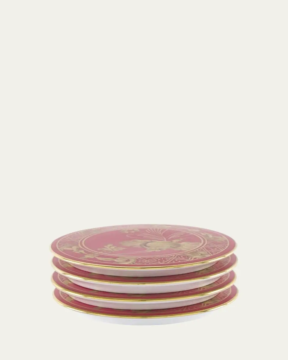 GINORI 1735 Oriente Italiano Rubrum Coasters, Set of 4 | Thumbnail 3 GINORI 1735 Oriente Italiano Rubrum Coasters, Set of 4 | Thumbnail 3