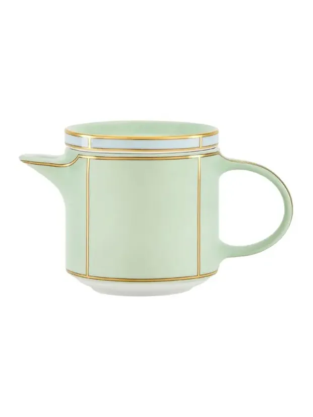 GINORI 1735 Diva Coffeepot with Cover, Verde