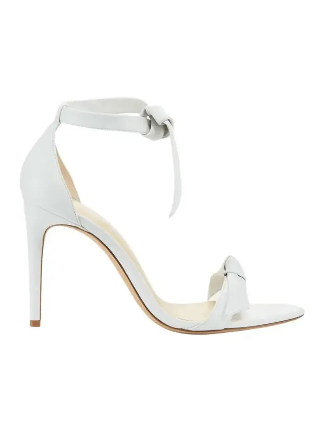 Clarita Knotted Leather High-Heel Sandals Clarita Knotted Leather High-Heel Sandals