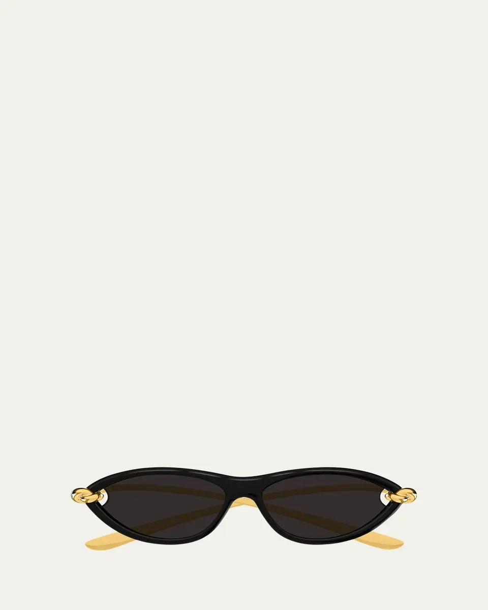 Bottega Veneta BV1390S Cat-Eye Plastic Sunglasses | Thumbnail 3 Bottega Veneta BV1390S Cat-Eye Plastic Sunglasses | Thumbnail 3