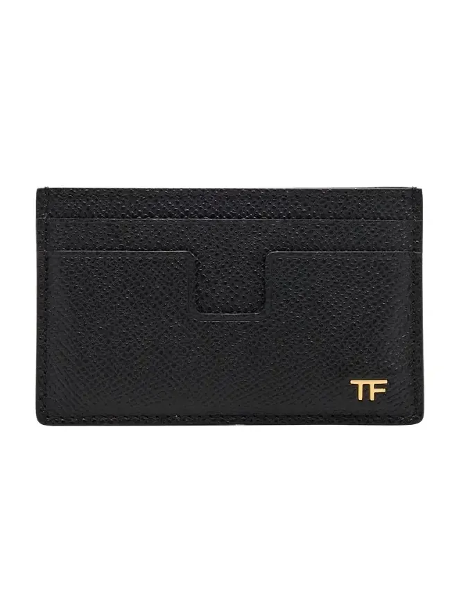 Men's T-Line Leather Card Holder Men's T-Line Leather Card Holder