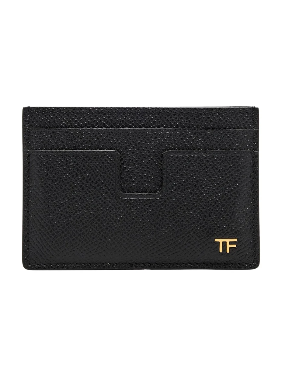Men's T-Line Leather Card Holder