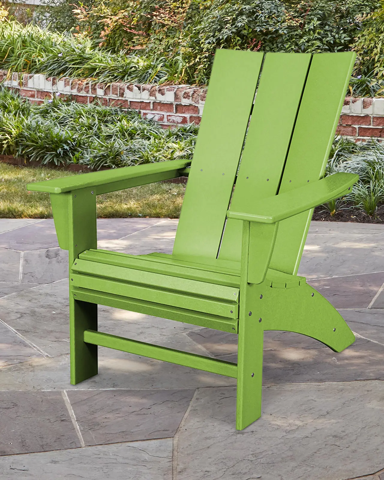 POLYWOOD Modern Curveback Adirondack Chair