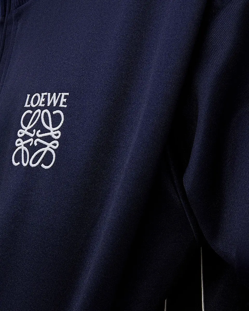 Loewe Men's Poly Satin Track Jacket | Thumbnail 3 Loewe Men's Poly Satin Track Jacket | Thumbnail 3