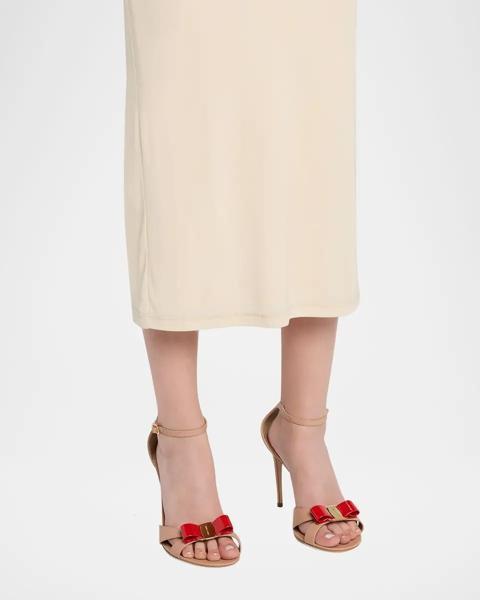 Ferragamo 95mm Roxy Leather Ankle-Strap Sandals | Thumbnail 6 Ferragamo 95mm Roxy Leather Ankle-Strap Sandals | Thumbnail 6