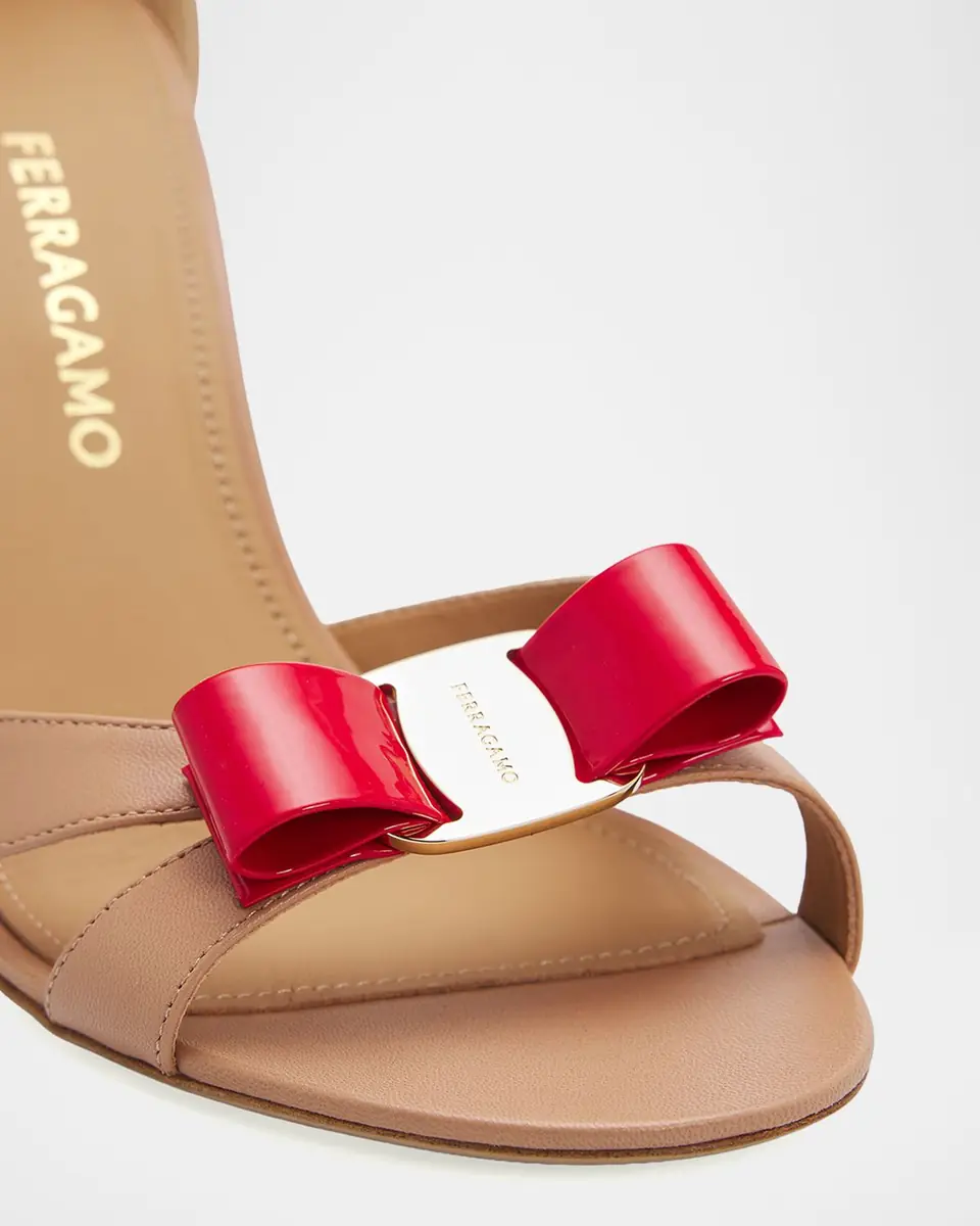 Ferragamo 95mm Roxy Leather Ankle-Strap Sandals | Thumbnail 9 Ferragamo 95mm Roxy Leather Ankle-Strap Sandals | Thumbnail 9