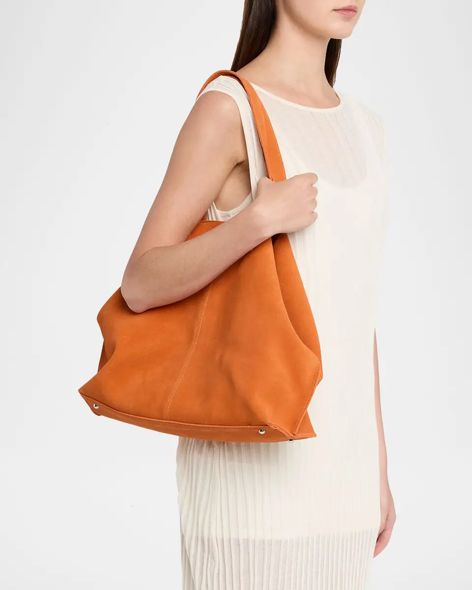 Akris Ai Medium Suede Tote Bag | Thumbnail 6 Akris Ai Medium Suede Tote Bag | Thumbnail 6