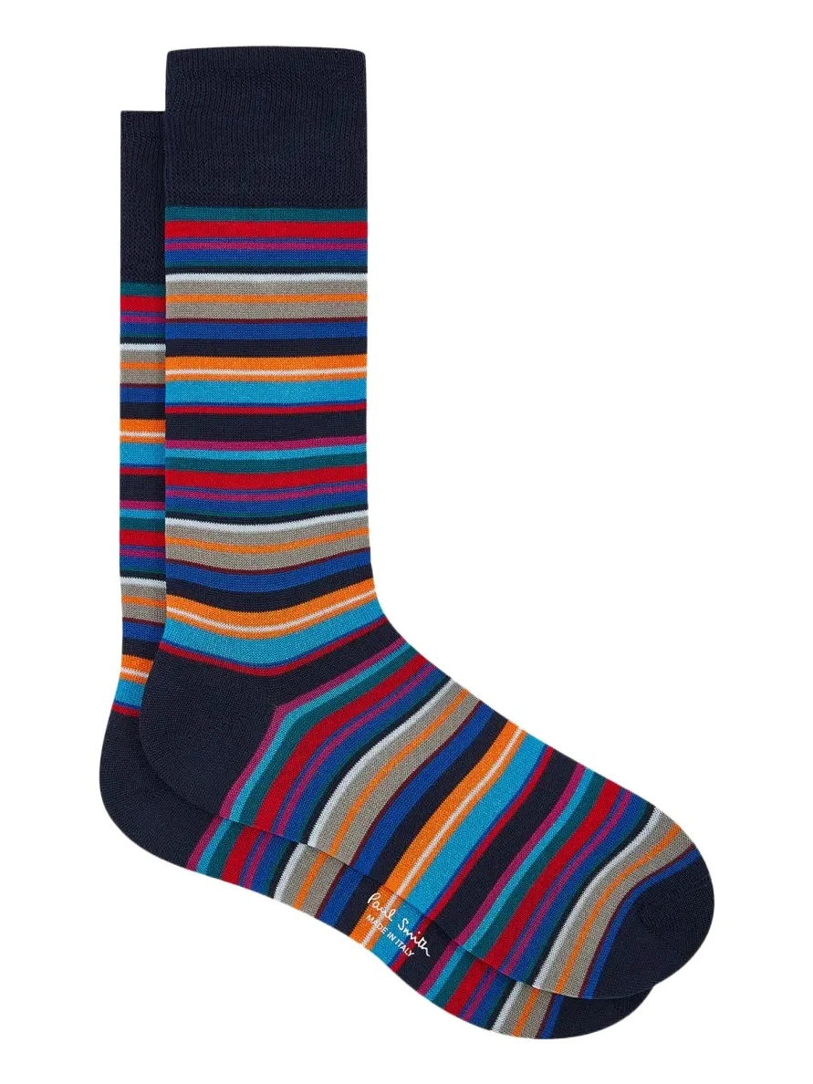 Men's Munich Signature Stripe Crew Socks Men's Munich Signature Stripe Crew Socks
