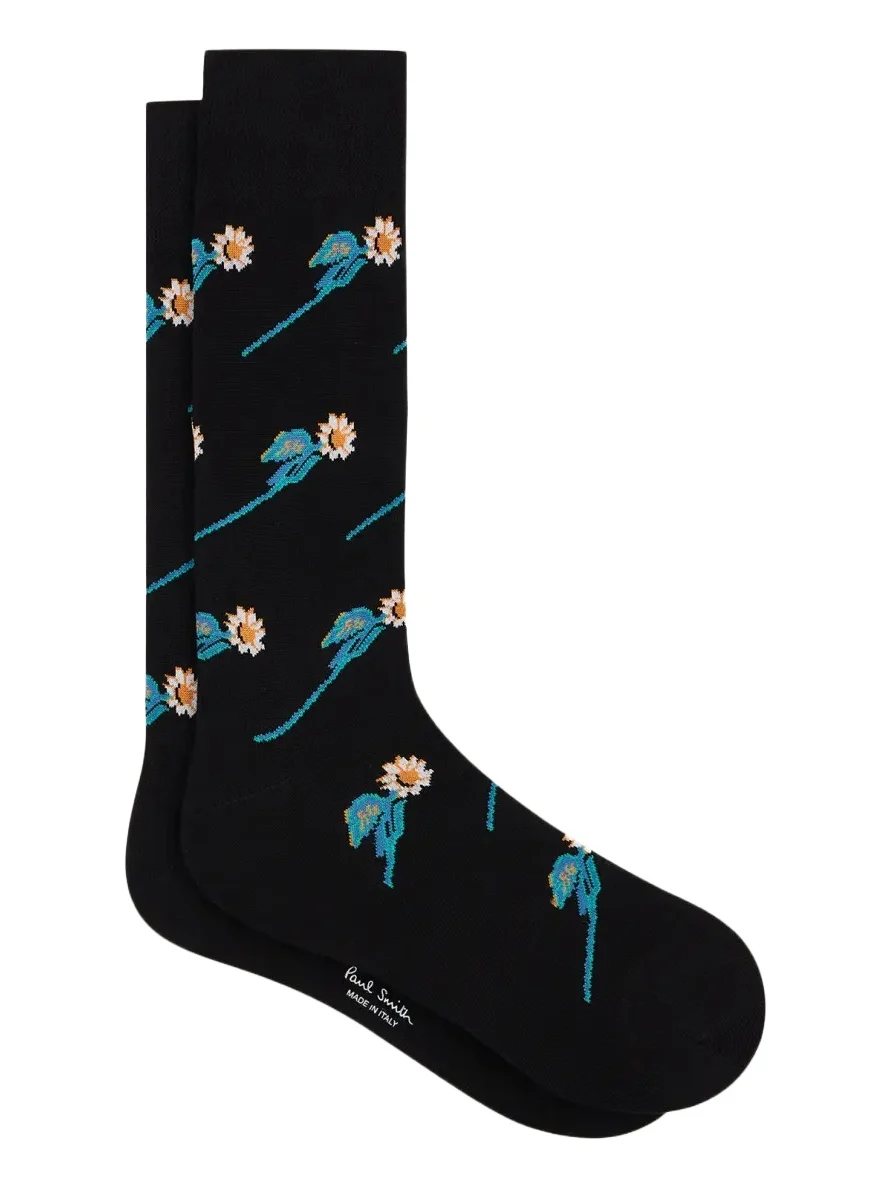 Men's Floral Crew Socks Men's Floral Crew Socks