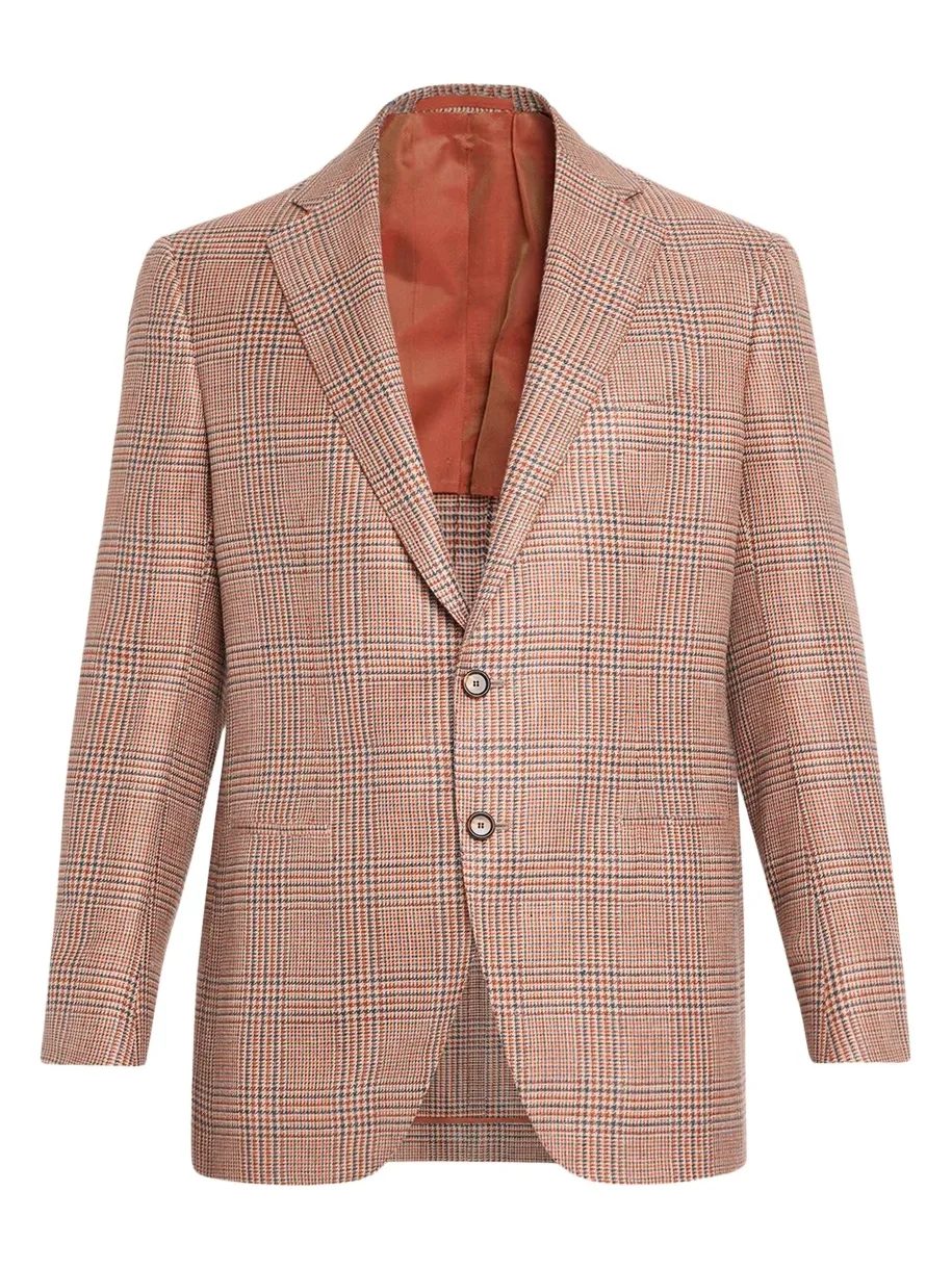 Cesare Attolini Men's Plaid Cashmere-Blend Sport Jacket