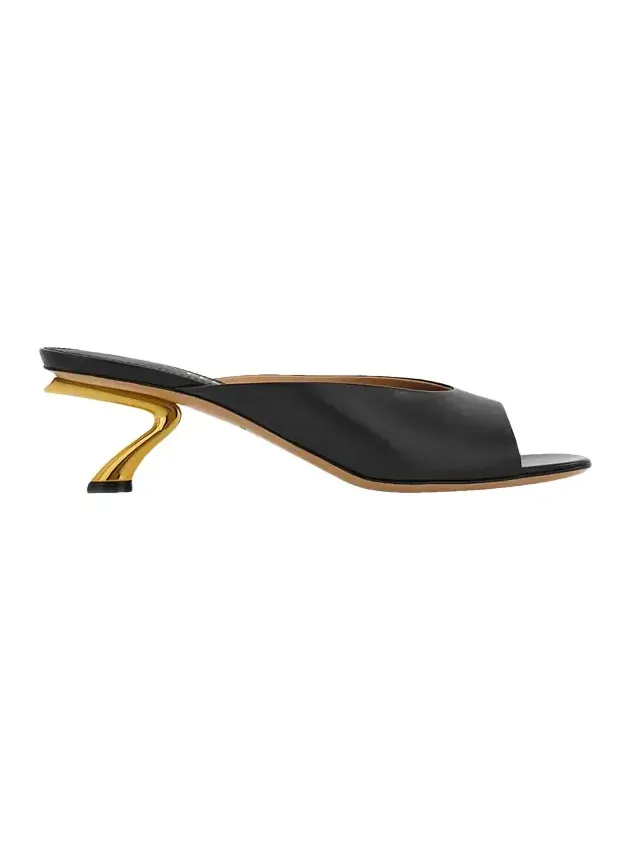 55mm Igea Leather Mules