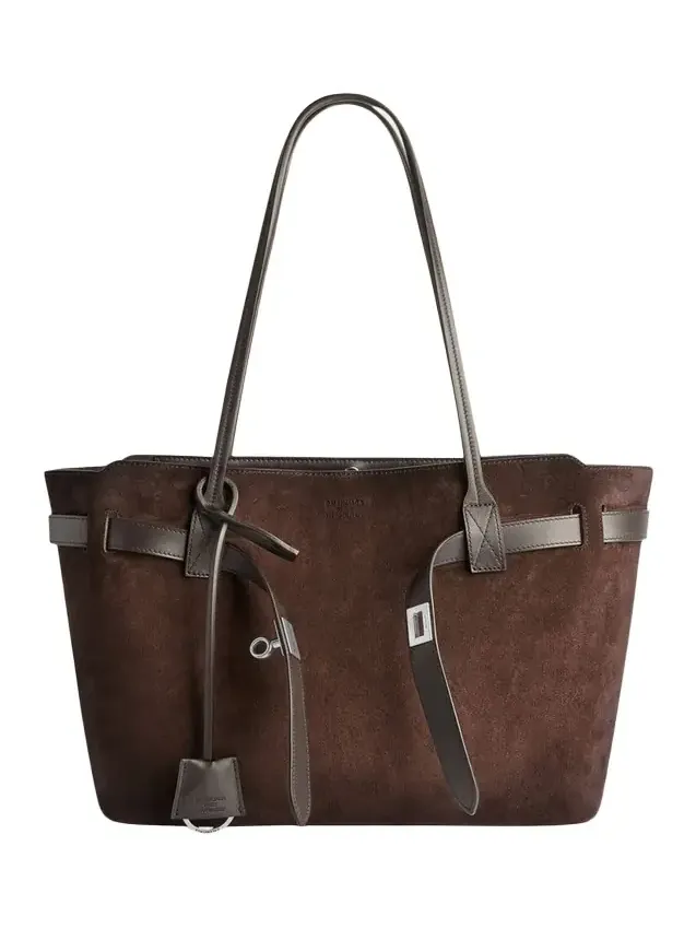 Bel Air Waxed Suede Tote Bag Bel Air Waxed Suede Tote Bag