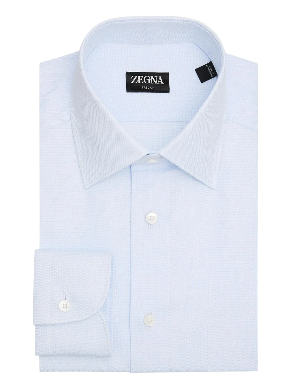 Men's Trecapi Cotton Melange Dress Shirt Men's Trecapi Cotton Melange Dress Shirt