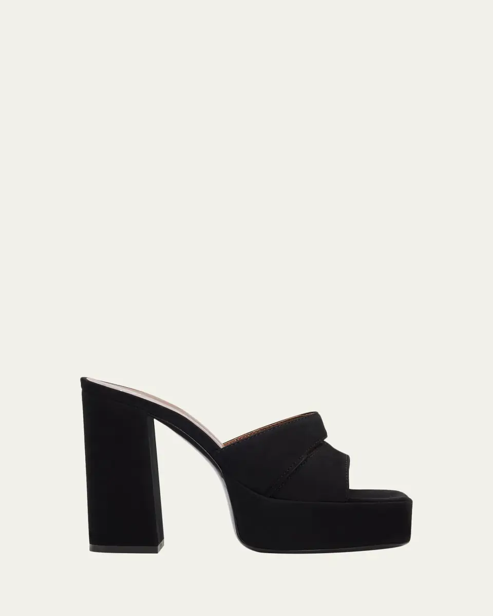 Giuseppe Zanotti 115mm Suede Platform Slide Sandals | Thumbnail 4 Giuseppe Zanotti 115mm Suede Platform Slide Sandals | Thumbnail 4