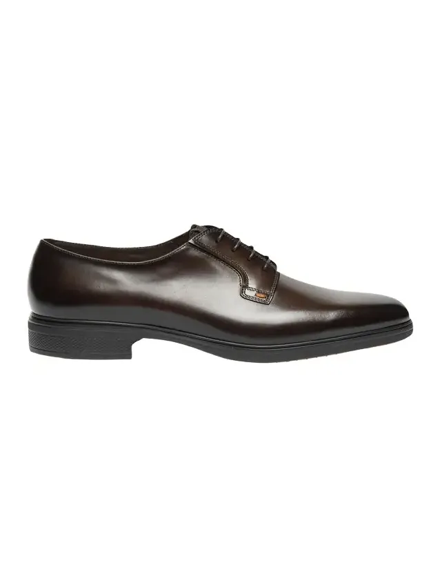 Santoni Men's Easy Collection Leather Rubber-Sole Derby Shoes