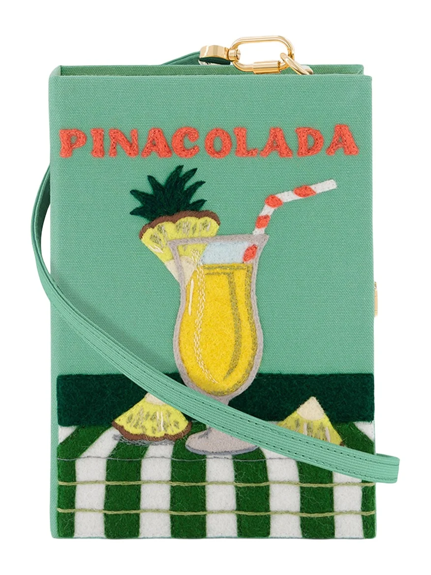 Pina Colada Book Clutch Bag with Strap Pina Colada Book Clutch Bag with Strap