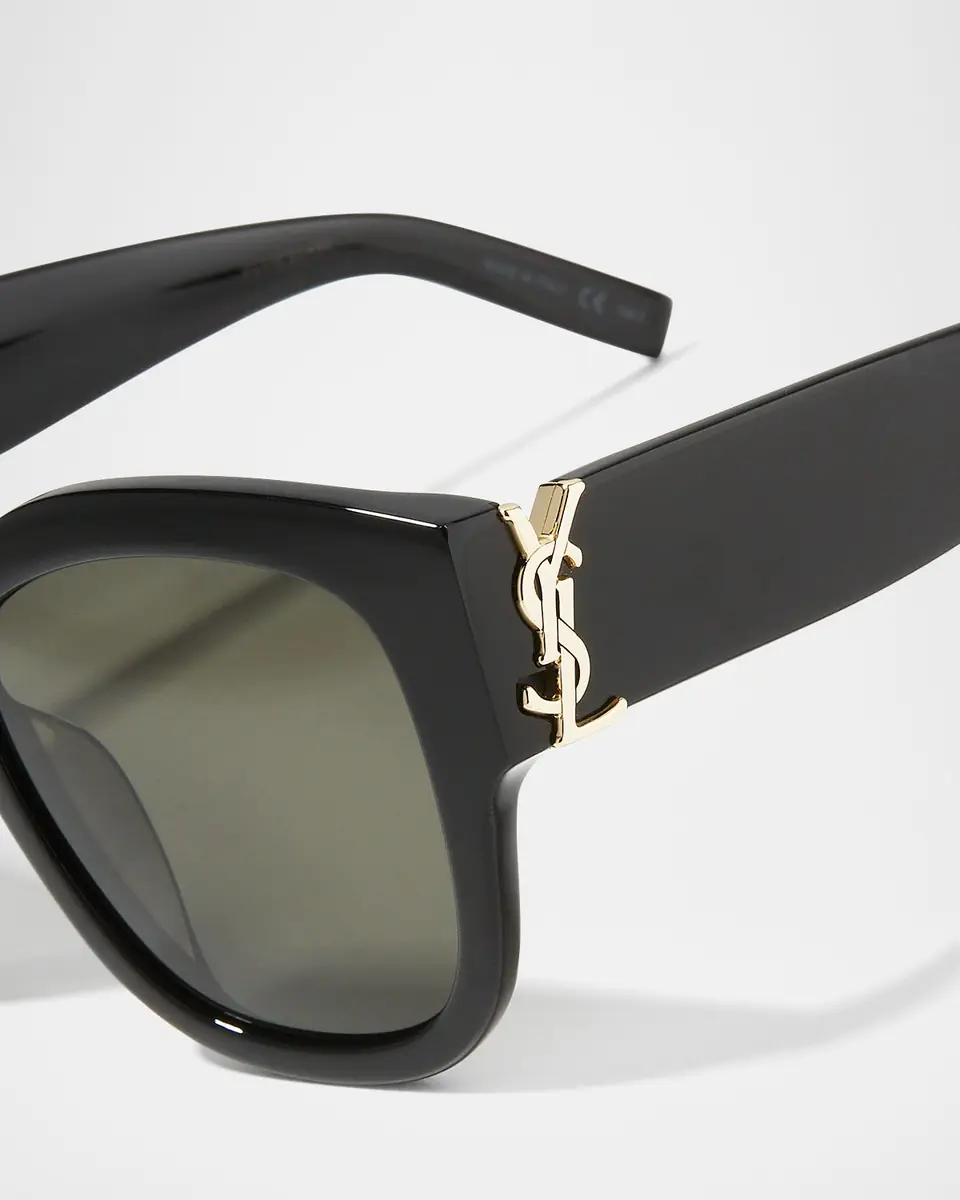 Saint Laurent YSL Oversized Acetate Cat-Eye Sunglasses | Thumbnail 4 Saint Laurent YSL Oversized Acetate Cat-Eye Sunglasses | Thumbnail 4