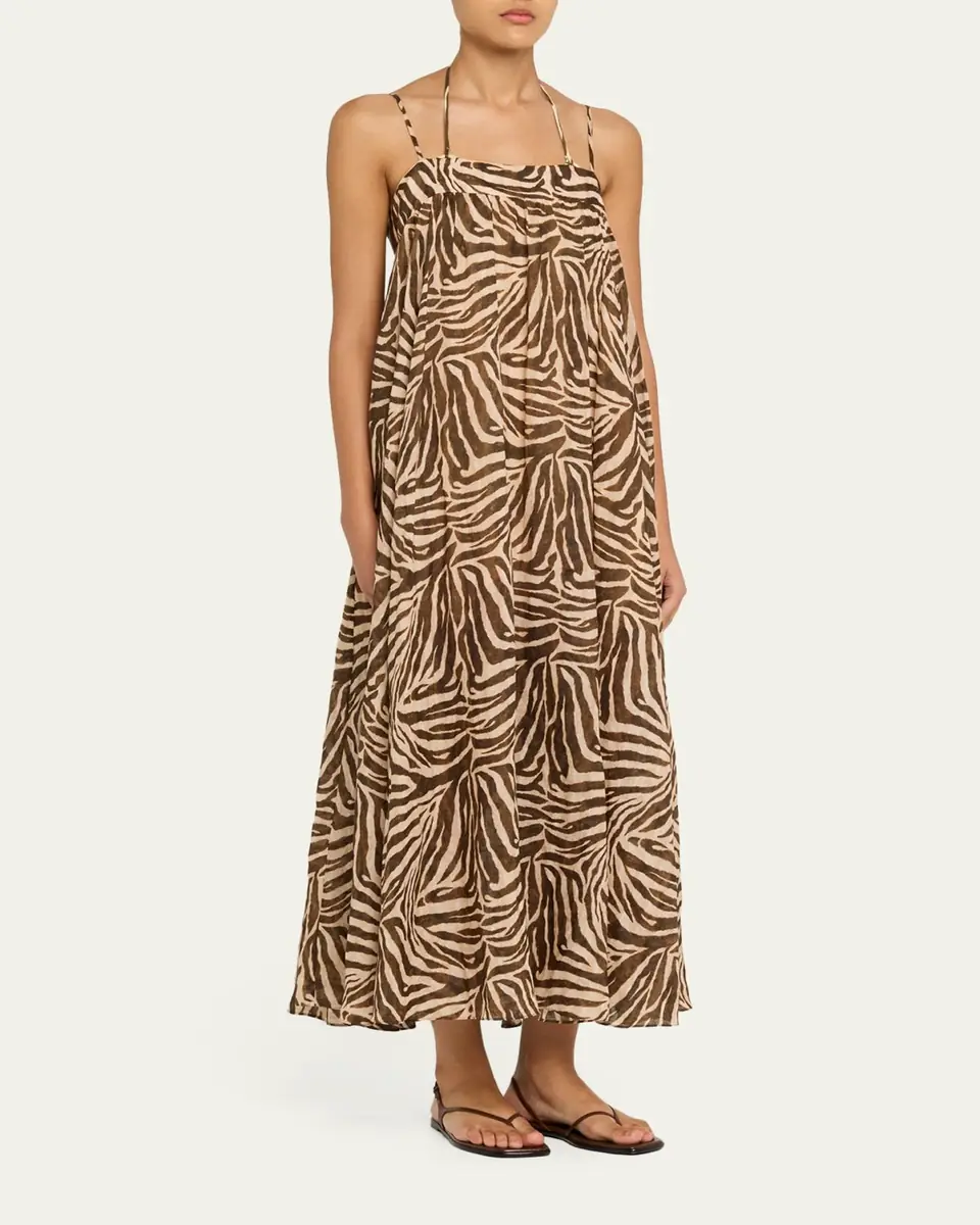 Zimmermann Wanderlust Zebra Maxi Dress | Thumbnail 4 Zimmermann Wanderlust Zebra Maxi Dress | Thumbnail 4