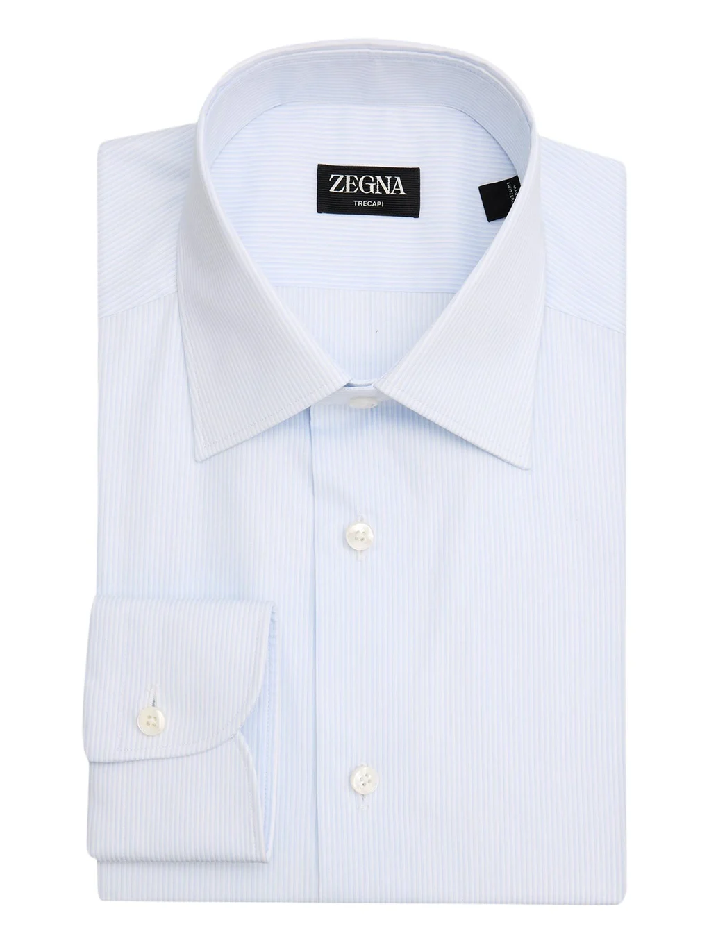 Men's Micro-Stripe Trecapi Cotton Dress Shirt Men's Micro-Stripe Trecapi Cotton Dress Shirt