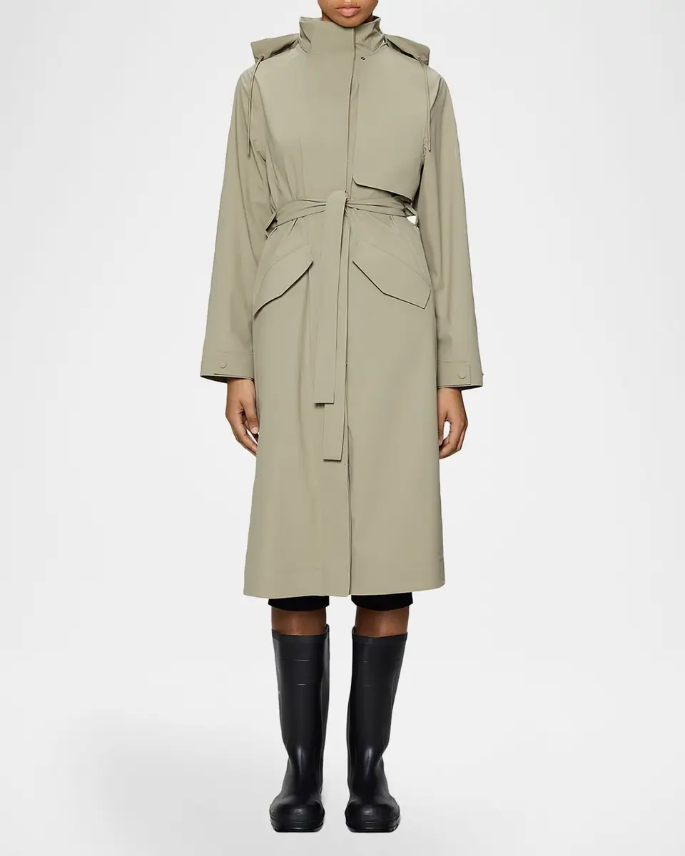Rains Suva Hardshell A-Line Rain Coat | Thumbnail 8