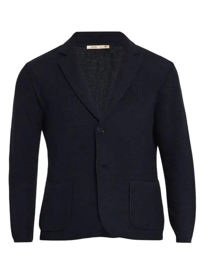 Men's Silk-Cotton Summer Stitch Knit Blazer Men's Silk-Cotton Summer Stitch Knit Blazer