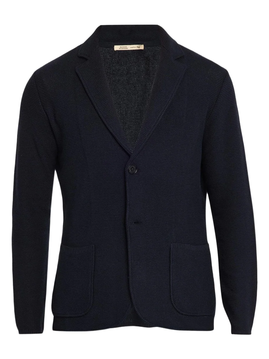 Maurizio Baldassari Men's Silk-Cotton Summer Stitch Knit Blazer