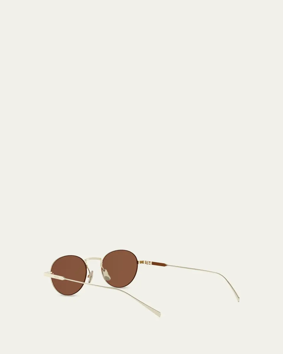 Celine 49mm Metal Round Sunglasses | Thumbnail 3