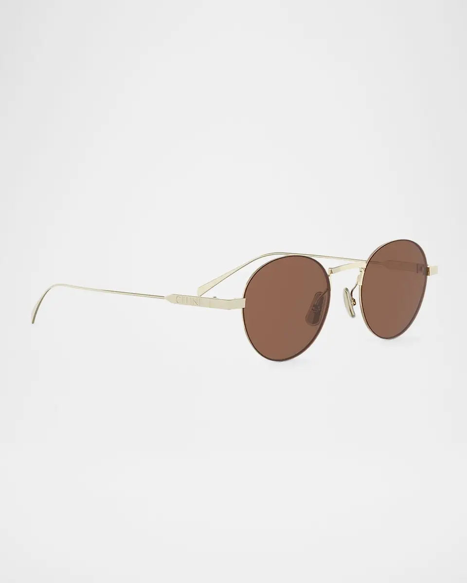 Celine 49mm Metal Round Sunglasses | Thumbnail 5