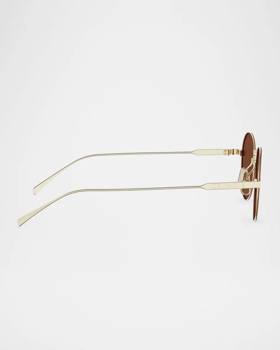 Celine 49mm Metal Round Sunglasses | Thumbnail 6