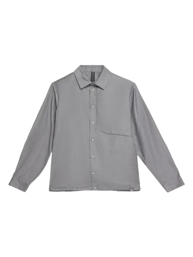 Men's New Gate Invisible-Zip Snap-Front Shirt