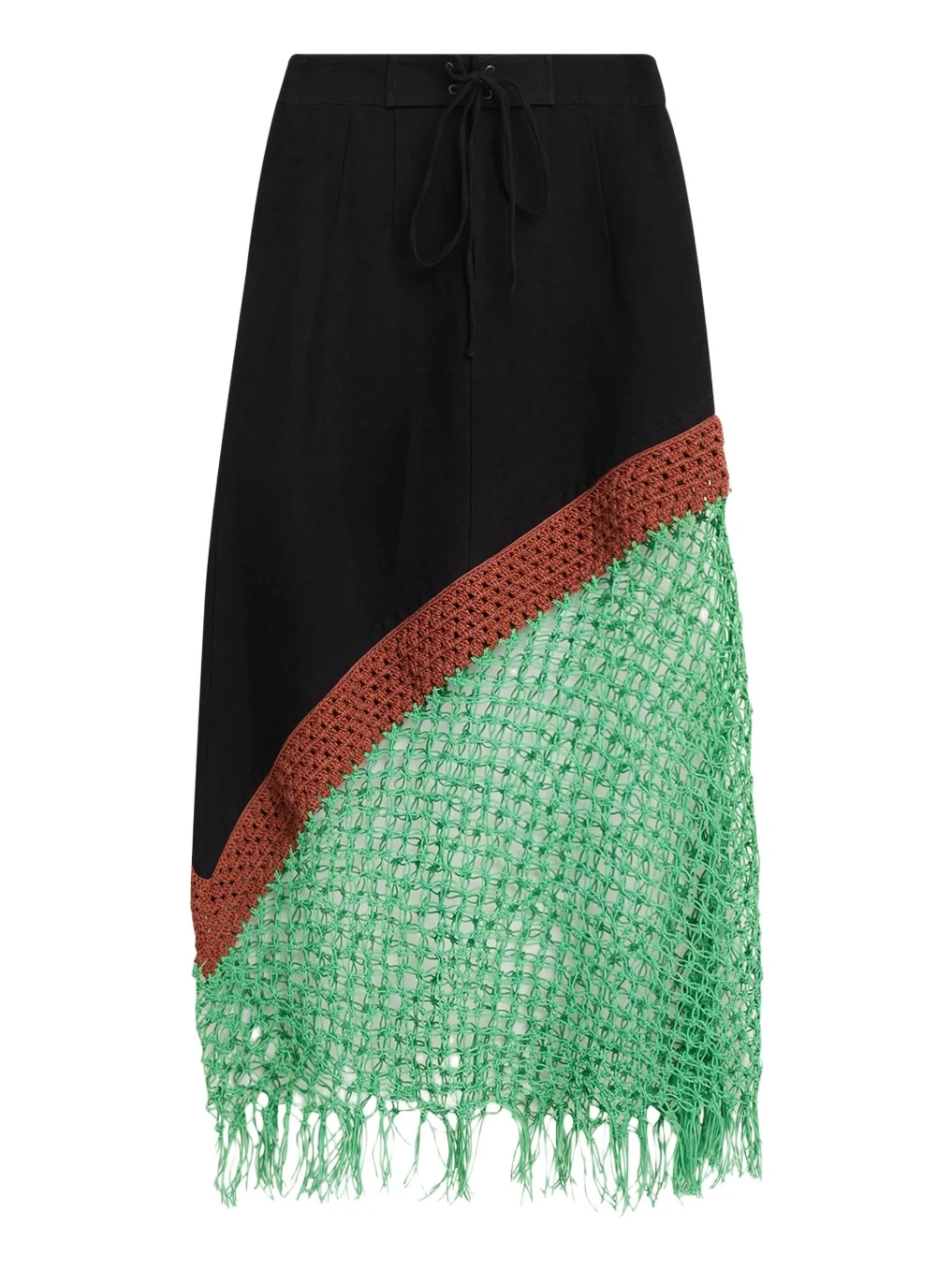 Return of the Mac(rame) Skirt in Ridged Linen