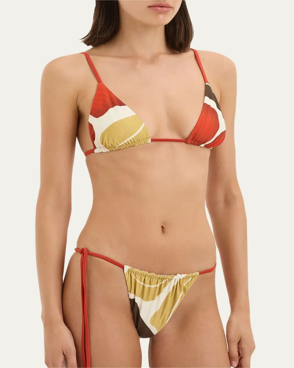 SIR. Julietta String Triangle Bikini Top | Thumbnail 4