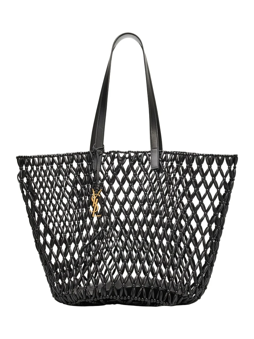 Panier Medium Beaded Tote Bag
