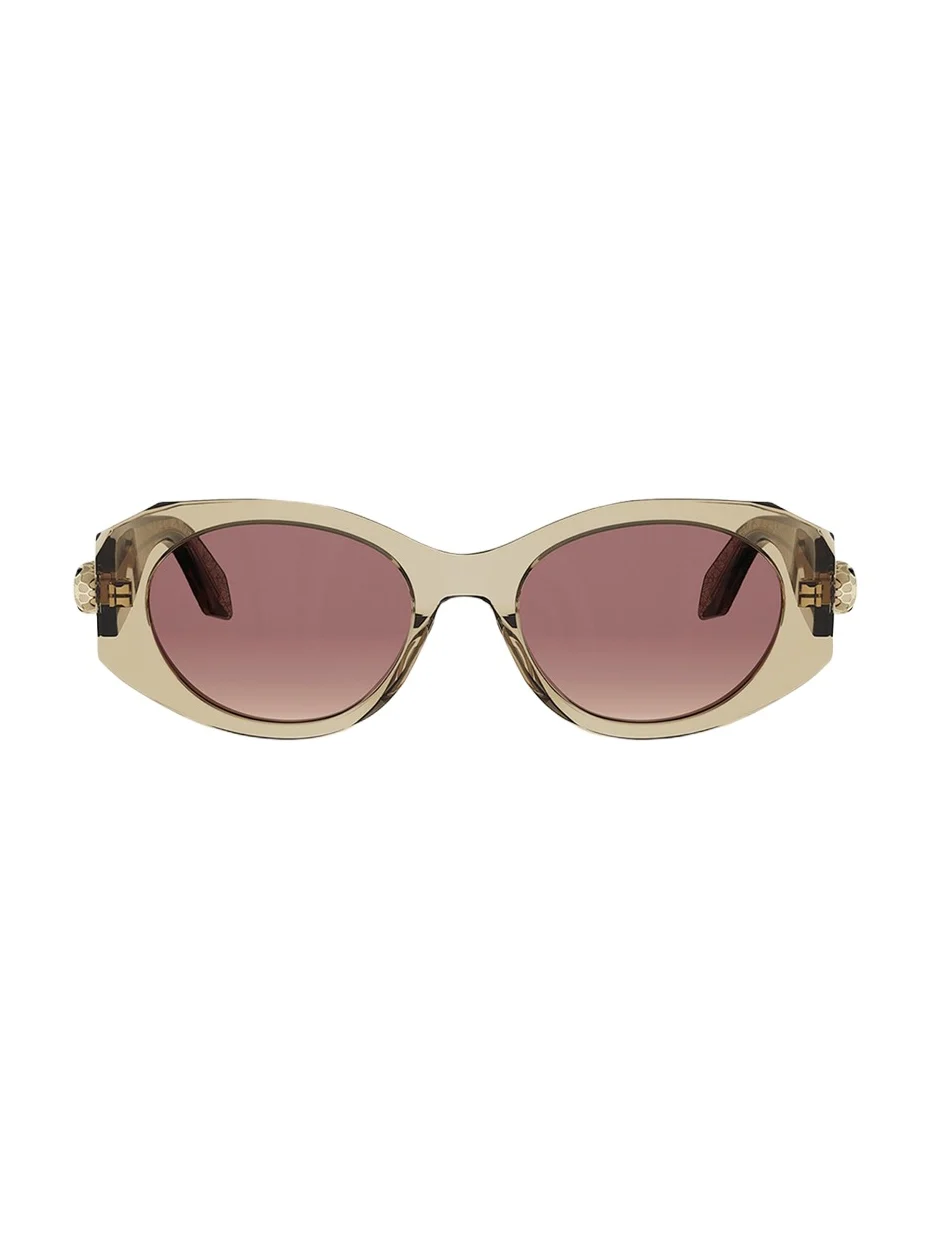 Serpenti Forever 52mm Oval Sunglasses