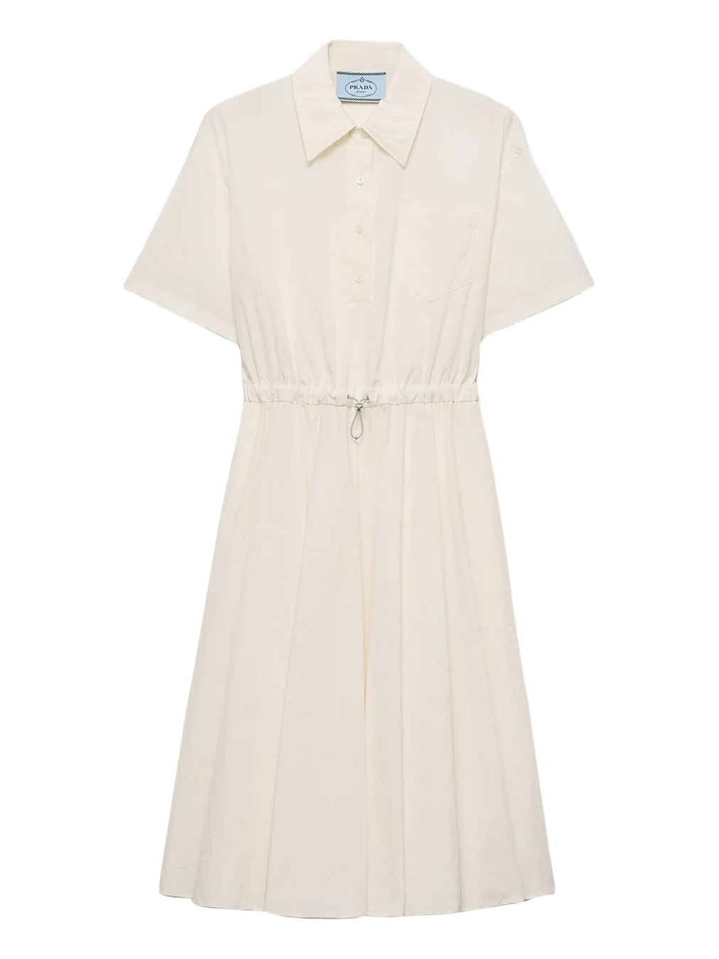Drawstring Pleated Midi Dress Drawstring Pleated Midi Dress