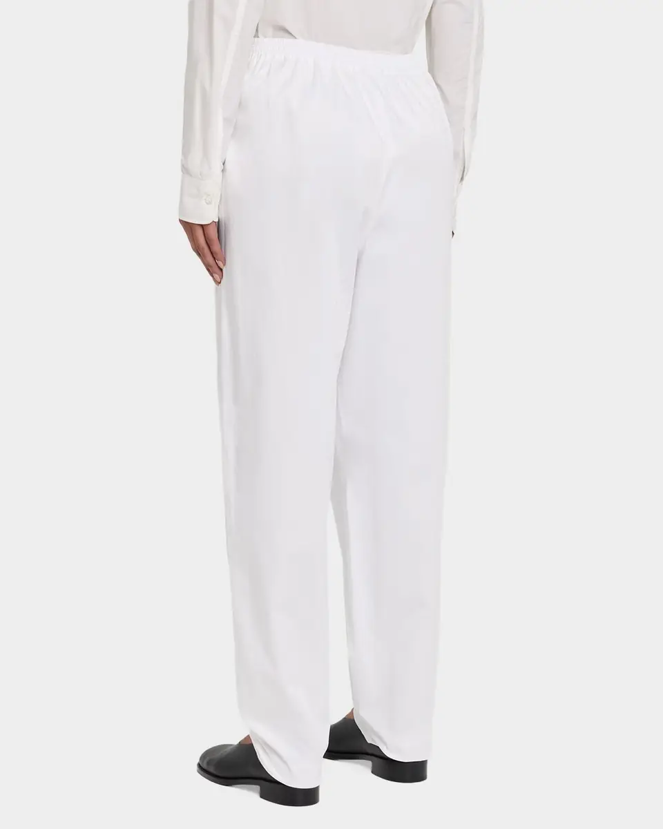 Eskandar Cotton Stretch Tapered Regular Trousers | Thumbnail 7