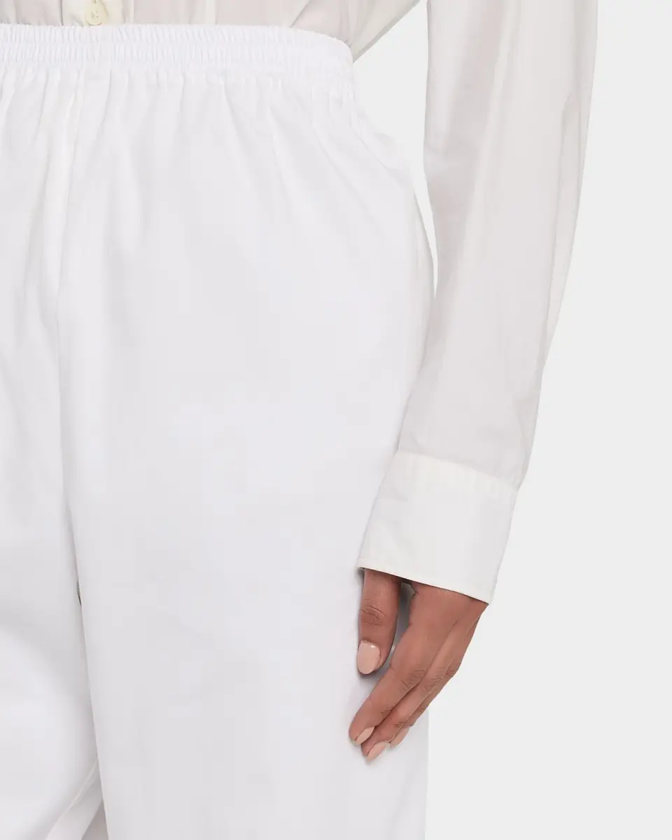 Eskandar Cotton Stretch Tapered Regular Trousers | Thumbnail 9