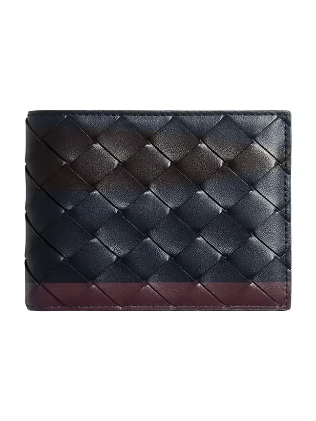 Bottega Veneta Men's Intrecciato Airbrushed Bifold Wallet