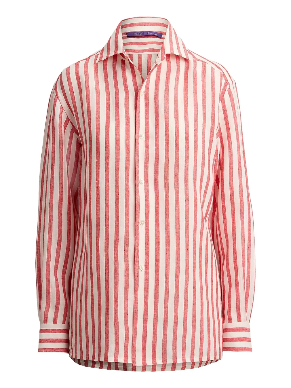 Ralph Lauren Collection Capri Relaxed-Fit Striped Linen Shirt
