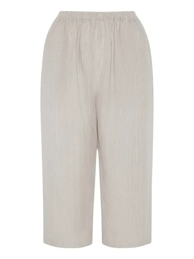 Metallic Linen Japanese Trousers Metallic Linen Japanese Trousers