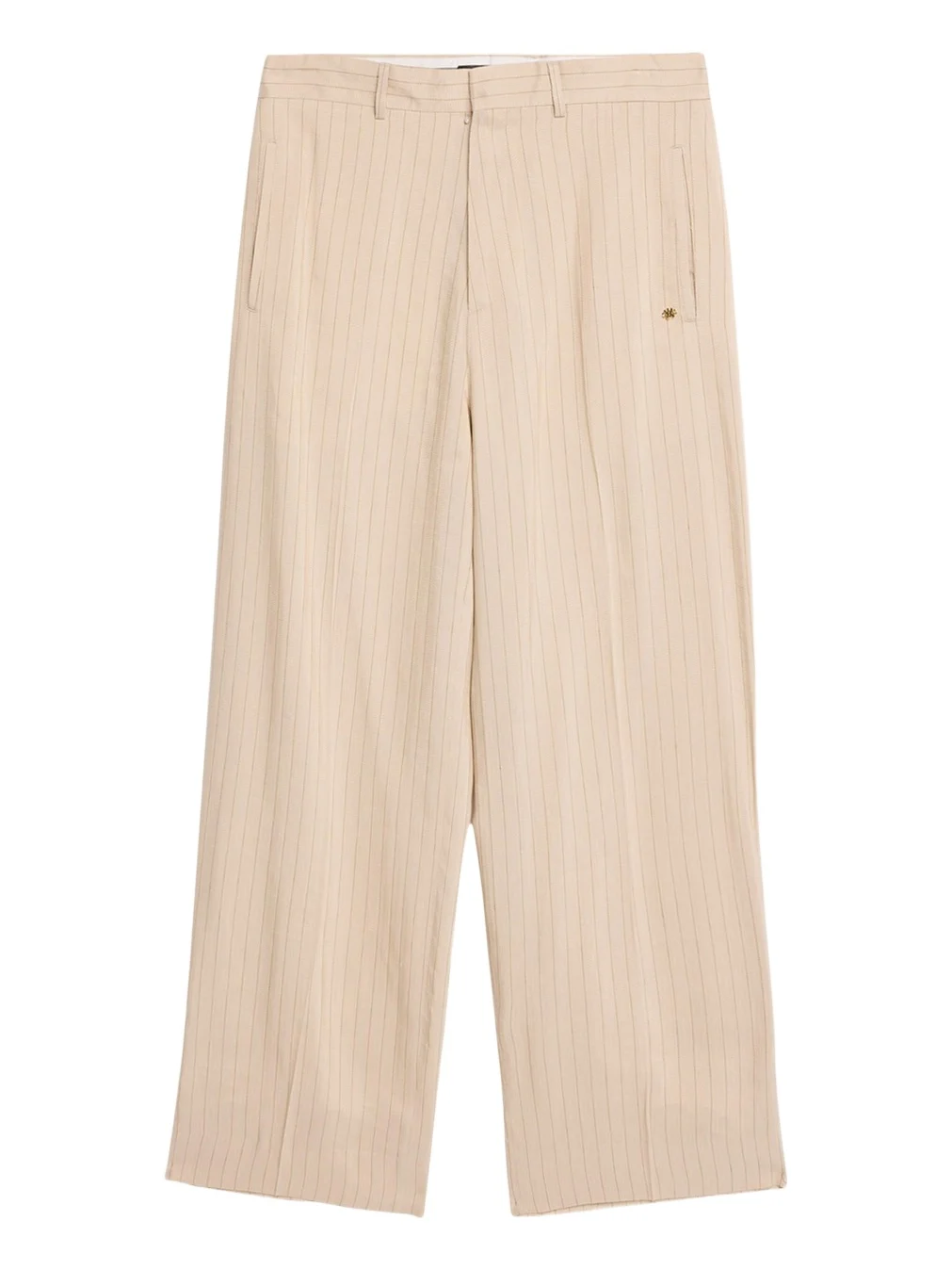 AMIRI Men's Striped Linen-Blend Tailored Pants