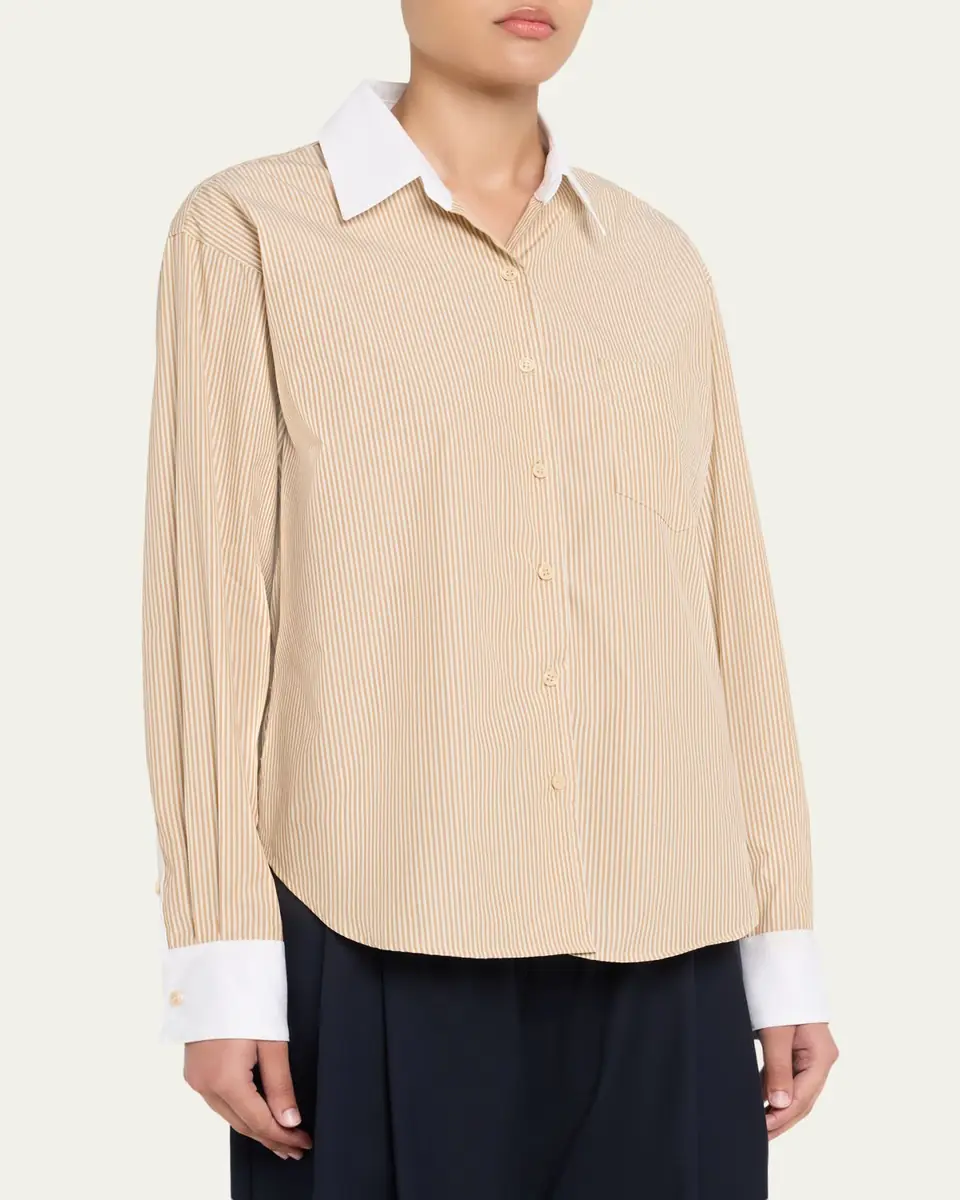 Jamie Haller The Tipped Weekend Cotton Shirt | Thumbnail 4 Jamie Haller The Tipped Weekend Cotton Shirt | Thumbnail 4