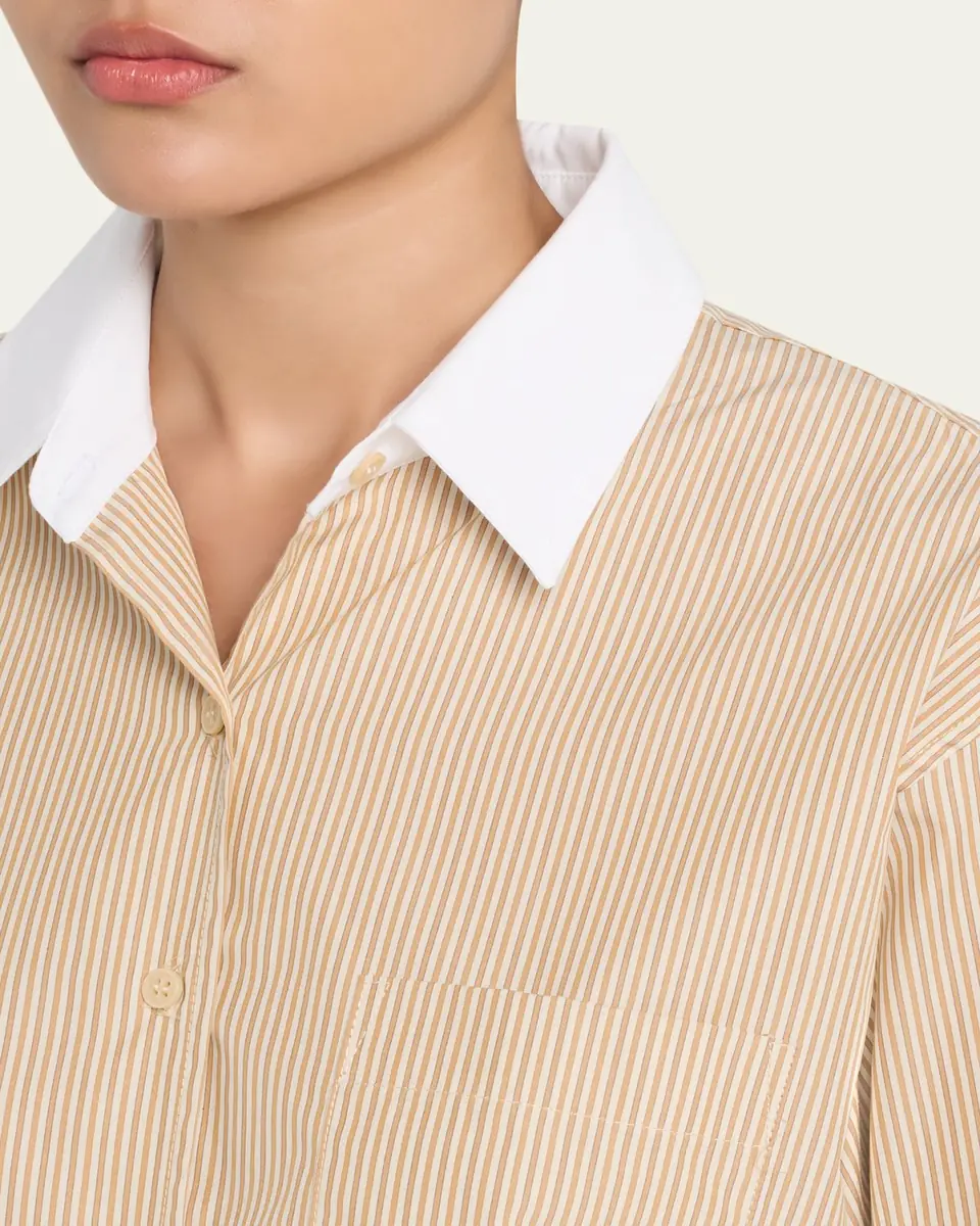 Jamie Haller The Tipped Weekend Cotton Shirt | Thumbnail 5 Jamie Haller The Tipped Weekend Cotton Shirt | Thumbnail 5